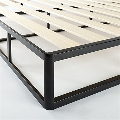 zinus 7.5 inch metal box spring with wood slats|zinus keenan metal mattress foundation.